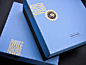 蓝色巧克力包装设计Brownerie_礼盒包装,包装公司【奢侈品礼品包装设计百度宅喜欢】