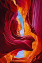 亚利桑那州的羚羊峡谷。 Peter Lik摄。 -伊穆尔
