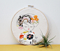 Hoop Embroidery Art, Girl Art #刺绣# #手工# #布艺#