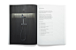 Armani Hotel : Press ad and brochure for the newly introduced Armani Hotel Dubai that reflects the brand's minimalist style. 