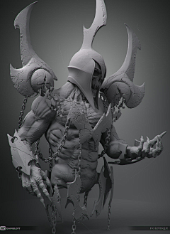 hexiaojiong采集到zbrush