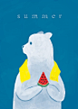 北极熊的夏天要怎么过呢？