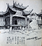 写生凤凰县城古戏台设计图__绘画书法_文..._360图片
