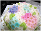 和ケーキ（紫陽花） Japanese cake (Hydrangea)
