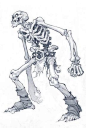 skeleton warrior - art by Joe Madureira
