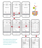 Muse shopping app wireframes by Caroline Wiryadinata