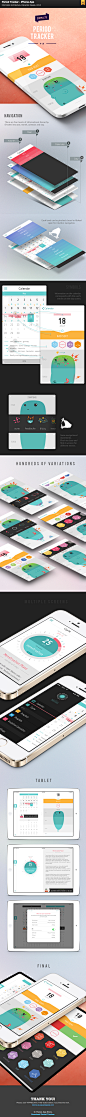 Period Tracker - iPhone App on Behance