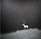 我的心田跑过一只鹿 - 美国艺术家Scott Belcastro（斯科特·贝卡斯通）