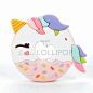 Pink Unicorn Donut silicone Teether - Single