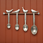 Fancy - Bird Measuring Spoons by Beehive Kitchenware