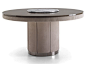 GREG | Table with Lazy Susan By VOLPI