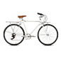 永久C 复古自行车 平江26吋男式复古自行车 三色可选 7速 象牙白色