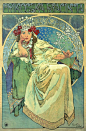 阿尔丰斯·慕夏 Mucha, Alfons - Prinzessin Hyazinthe - 1911