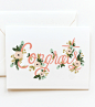 Floral Congrats Card