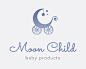 MoonChild婴儿车品牌 婴儿车logo 儿童车 手推车 月亮 星星 母婴 商标设计  图标 图形 标志 logo 国外 外国 国内 品牌 设计 创意 欣赏