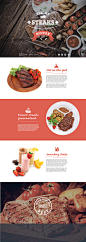 All at Steak House : All at Steak House Web Design