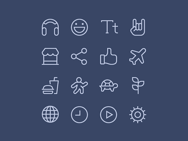 Moji App Iconography