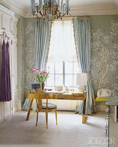Floral wall covering...