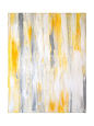 Grey and Yellow Abstract Art Painting Art Print by T30Gallery at eu.art.com