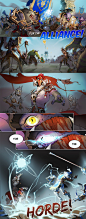 Battle for Lordaeron (Comic), Dashiana ❤️‍ : A comic to promote the "Battle for Azeroth" expansion for World of Warcraft.