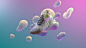 Nike - White Hot 2.0 : For the launch of 5 classic shoes in perhaps the most classic colourway there is, we unlocked the gradient tool and blasted our screens with ramped colours. Then. We bubbled, we distorted, we deconstructed, ripped, pulled, peeled an