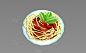 意大利面 通心粉 拌面3d模型 美味食物 西式美食 - 综合模型 蛮蜗网