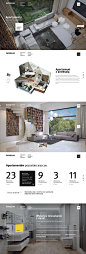 室内设计高端大气 时尚简约 国际化网站(600×1772)