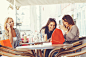 Three young women after shopping at coffee by Milenko Đilas on 500px