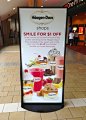 Haagen-Dazs Hot Weather Promo Smile Goes Viral