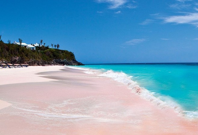 巴哈马群岛粉红海滩：巴哈马绵延三英里的神...