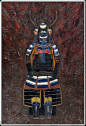 @图维画社   日本武士盔甲服饰绘画参考素材 (502)