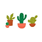 Who doesn&#;39t like a set of succulents? Alyssa Nassner&#39;s Cacti is a perfect prickly buddy.