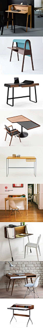 Check this hand-picked collection of desks perfect for use in your home office.