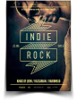 Indie Rock Flyer