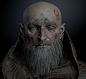 Unknown priest NPC -聖職者-, Hyunseok Jin : This is my latest work. I used XYZ textures and Ornatrix. I think it's been quite a pleasant job for a long time. And now I want to stop making old people. ￼ 
Goodbye Action!

Concept Artist 'PEKKA' 
https://www.ar