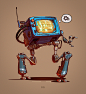 Amusing Robot's, Ruslan Safarov : Unannounced project I did year ago for friends team. Perhaps in the future it will continue :)<br/>My role is to  create some concepts of amuse and funny robots, with wild & uncared-for appearance.   They have s