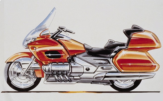 Honda Gold Wing-交通工具...