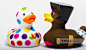 Ymall 独家创意首发 迷你豪华鸭子 浴室玩具摆件 新奇礼品 多款入-tmall.com天猫