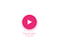 Dribbble play button hq