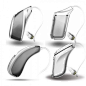 Unitron hearing aid concept sketches by AWOL | clean, simple descriptive sketches perfect for client review, caisdesign.com: