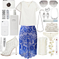 A fashion look from July 2014 featuring white shirt, lacy skirt and lace lingerie. Browse and shop related looks.