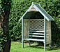 Valencia Vision Two Tone Arbour - GardenSite.co.uk