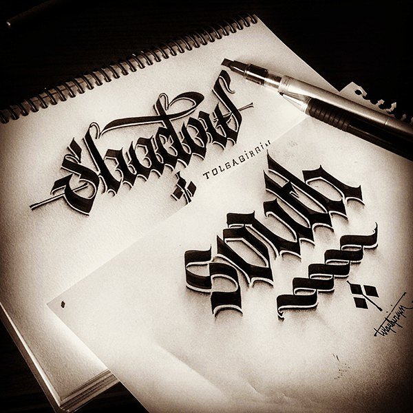 Some Shaded Letterin...