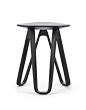 Saturn Stool/Classicon | Stool, part of the Saturn family of products. Date - 2008 Manufacturer - Classicon Materials - Machined timber Dimensions - 440 × 400 × 405: