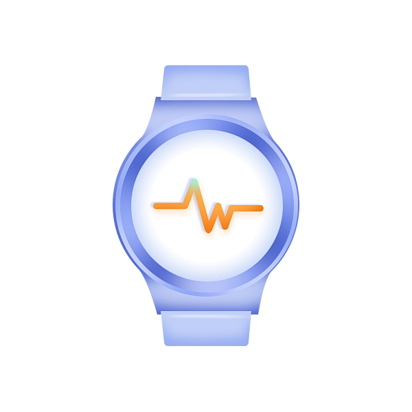 轻拟物icon图标智能手表png素材