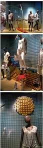 Pull & Bear冲浪主题橱窗展示，2013_专卖店设计_DESIGN³设计_设计时代网 http://t.cn/zQw4Rj4