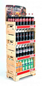 Coca-Cola WOOD DELI RACKS - PFI | Presence From Innovation, LLC | Merchandising Displays | Point of Purchase | Custom Fixtures | PFInnovation.com