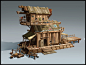 Fisherman Hut, Sebastian Wagner : Building Concept I painted. Loved to figure out all the little details