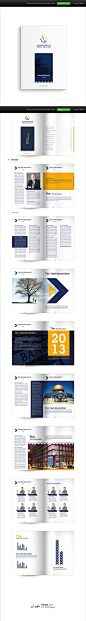 palestine islamic bank/ annual report 2013 on Behance