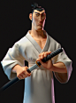 Samurai Jack, Gabriel Soares : This is an interpretation of the Samurai Jack that I did recently.
I used Zbrush to model and Maya to render.